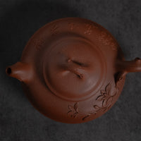 Hehuan Blossom 合欢 - Yixing Teapot, Qingshuini purple clay - Eastern Leaves