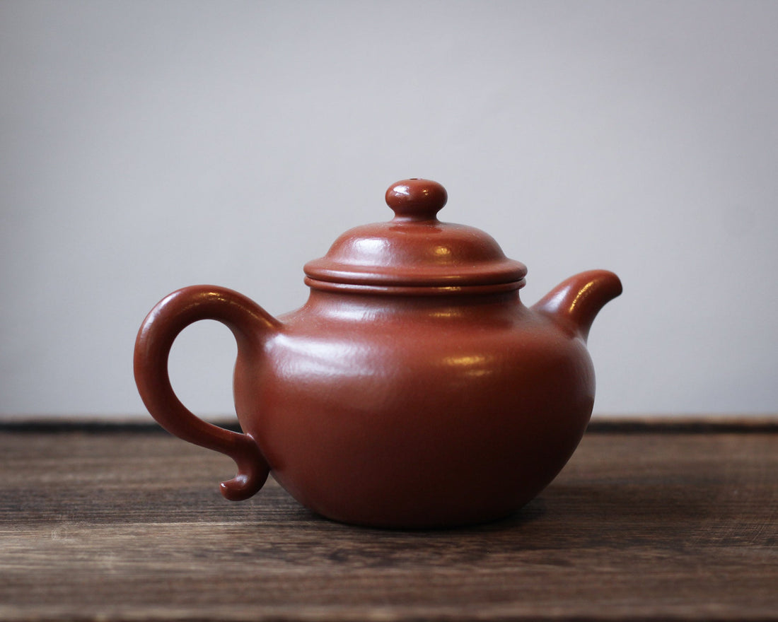 Lianzi 莲子 - Yixing teapot, Dahongpao red clay - Eastern Leaves