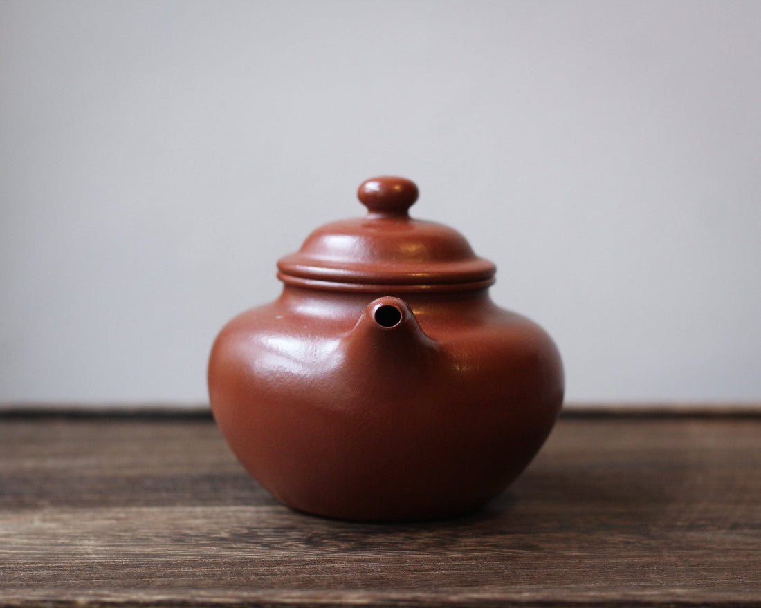 Lianzi 莲子 - Yixing teapot, Dahongpao red clay - Eastern Leaves