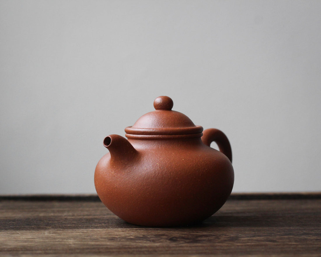 Lianzi 莲子 - Yixing teapot, Jiangponi red clay - Eastern Leaves