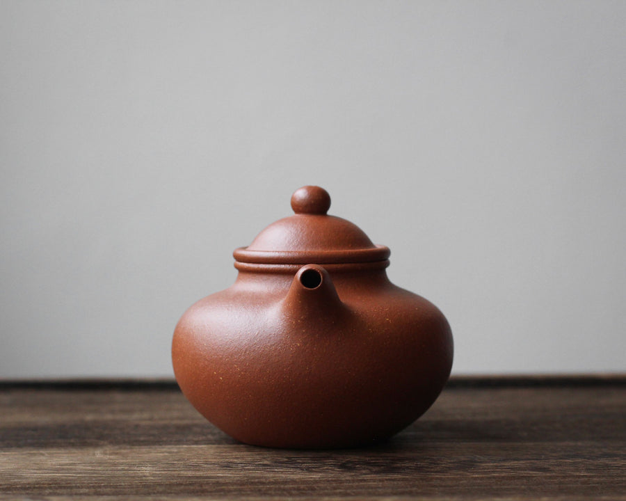 Lianzi 莲子 - Yixing teapot, Jiangponi red clay - Eastern Leaves