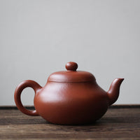 Lixing 梨形 - Yixing Teapot, Zhuni red clay - Eastern Leaves