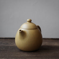 Longdan 龙蛋 - Yixing Teapot, Duanni yellow clay - Eastern Leaves