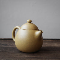 Longdan 龙蛋 - Yixing Teapot, Duanni yellow clay - Eastern Leaves