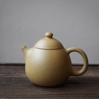 Longdan 龙蛋 - Yixing Teapot, Duanni yellow clay - Eastern Leaves