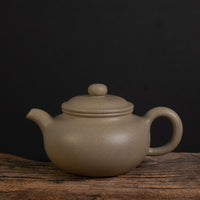 Xiao Fanggu 小仿古 - Yixing Teapot, Benshan Lüni Clay - Eastern Leaves