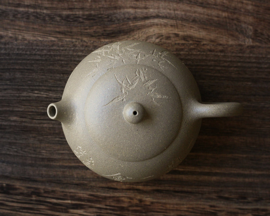 Xishi 西施 - Yixing Teapot in Benshan Luni green clay - Eastern Leaves