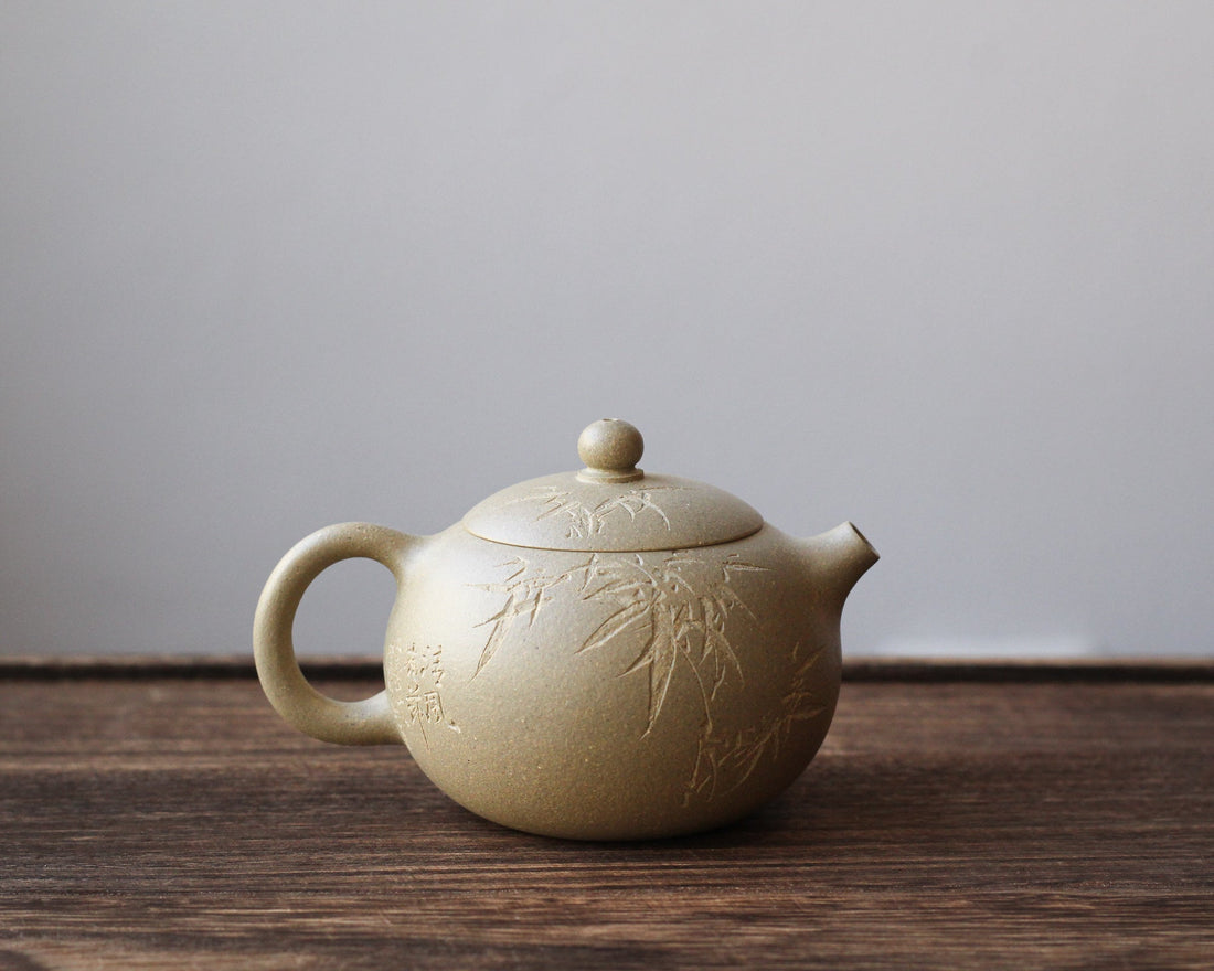 Xishi 西施 - Yixing Teapot in Benshan Luni green clay - Eastern Leaves