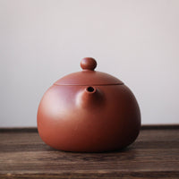 Xishi 西施 - Yixing Teapot in Zhuni red clay - Eastern Leaves
