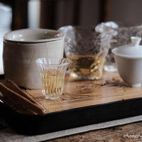 Laobanzhang  pu'er shengpu tea from ancient trees gushu, in Yunnan, China; teaware goongfucha set high quality tea