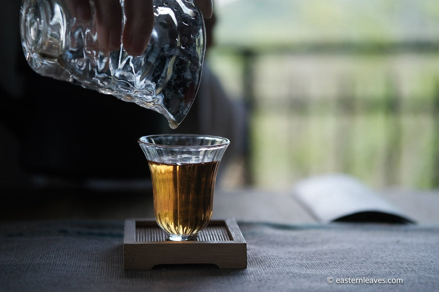 glass cup for Chinese tea, gongfucha brewing