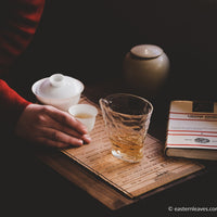 Dancong gardenia Huangzhixiang wulong tea from guangdong China, served in gongfucha teaware