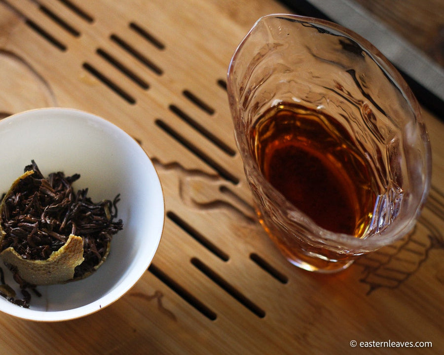 ganpucha tangerine pu'er shupu tea, fermented high quality Chinese tea