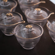 Gold Leaf - 140 ml Glass Gaiwan