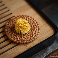 Chrysanthemum flowers tea from China, yellow whole flower opening