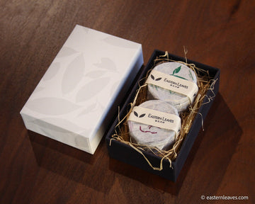 pu'er shengpu mini-cake, pressed, gift box and sample set from Yunnan, China, high quality tea farmer